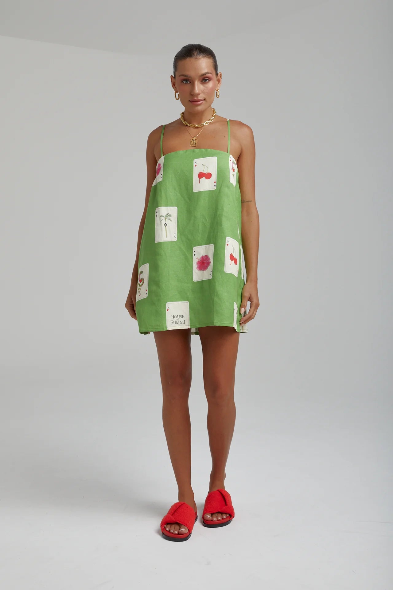 Shift Dress - Tarragon