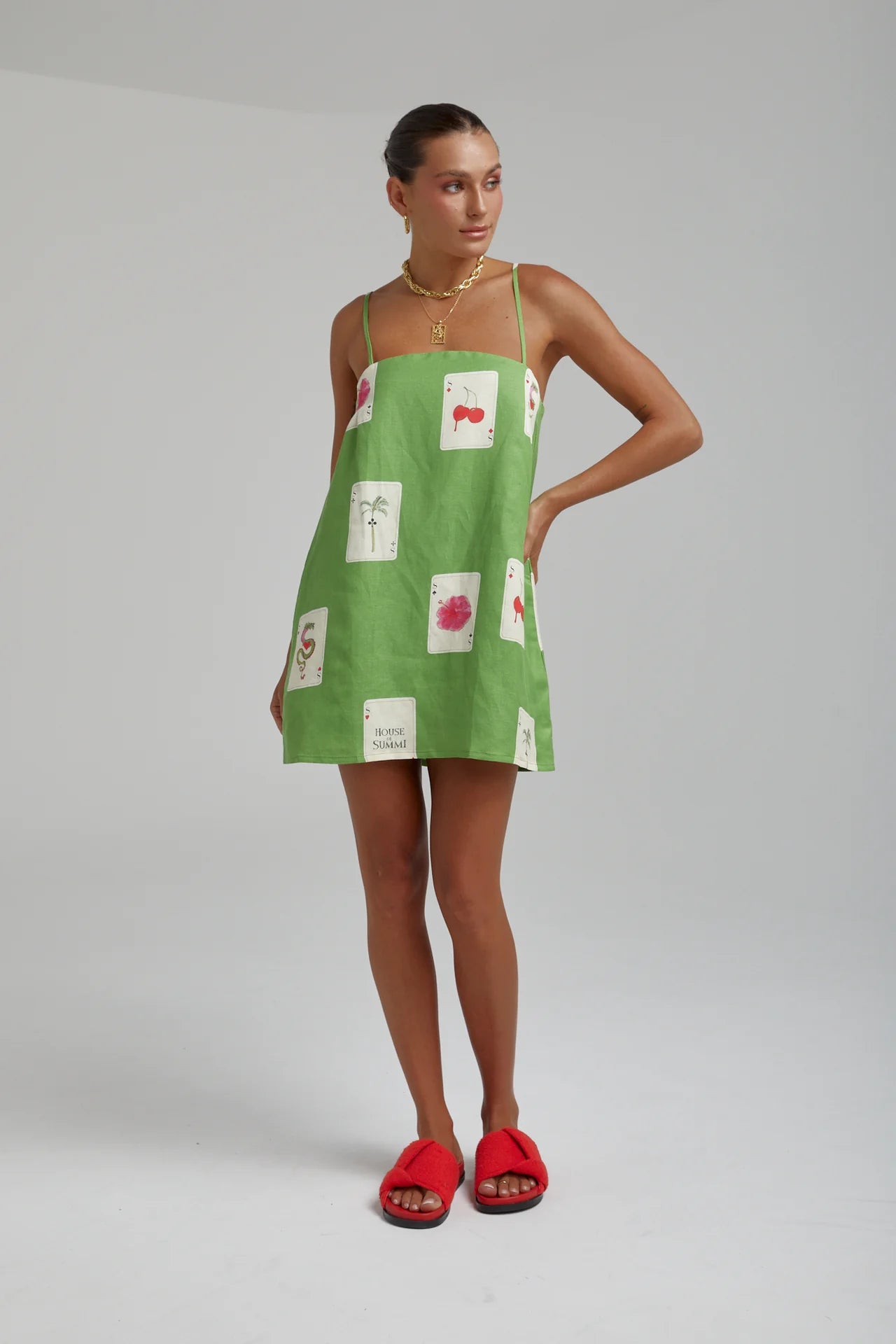 Shift Dress - Tarragon