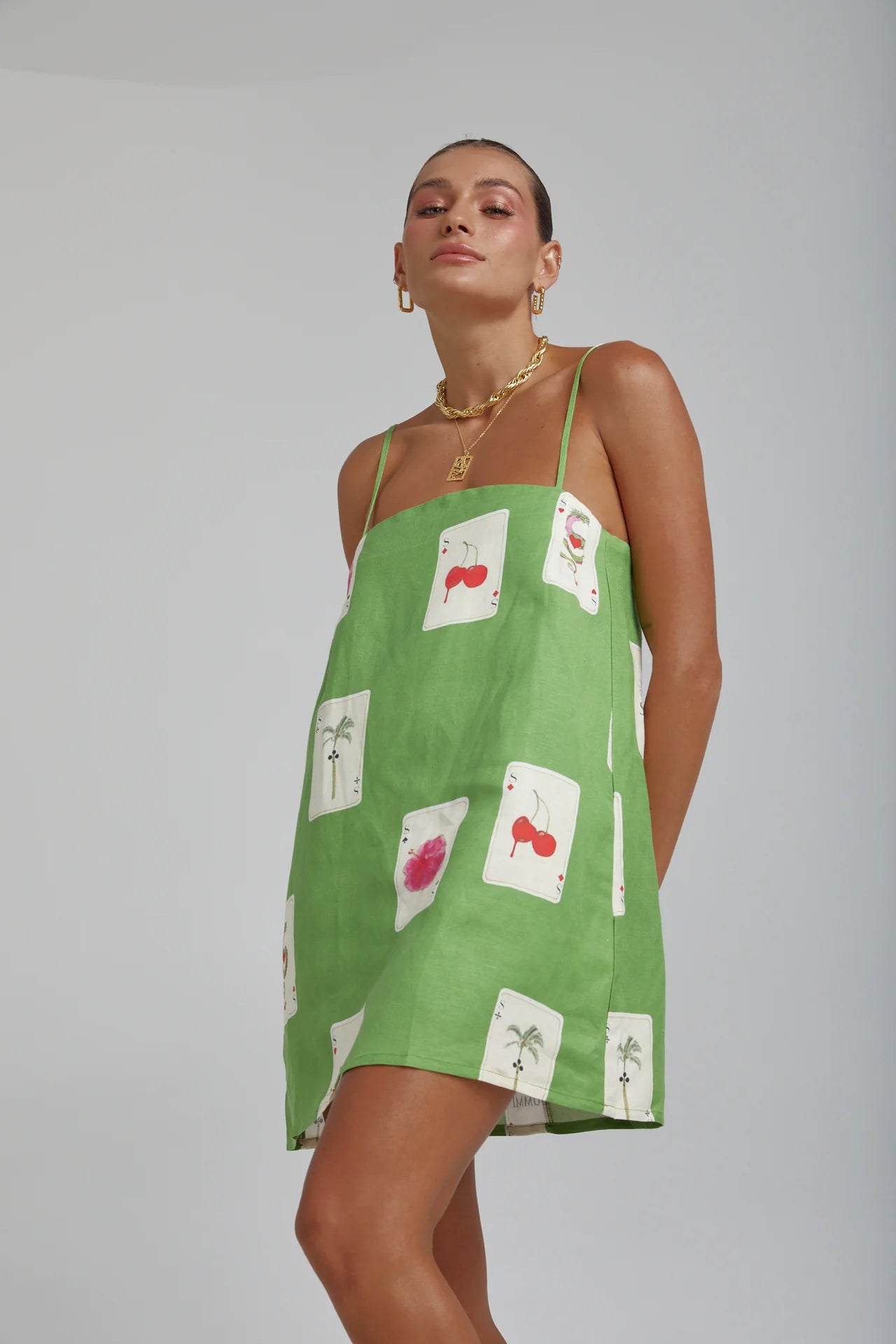 Shift Dress - Tarragon