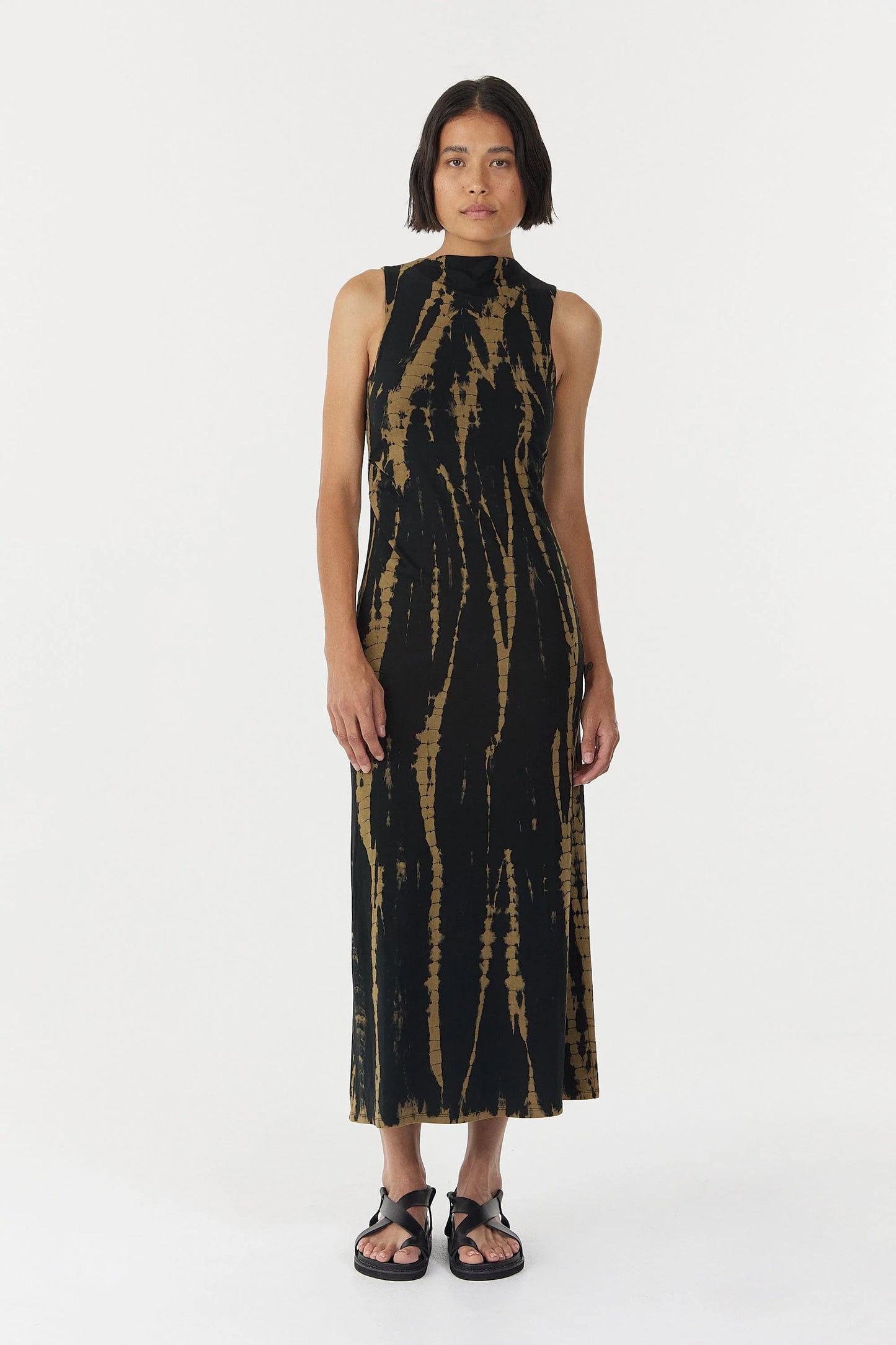 Nebular Midi Dress - Tie Dye