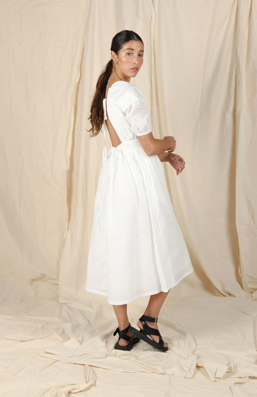 Maggie Dress White