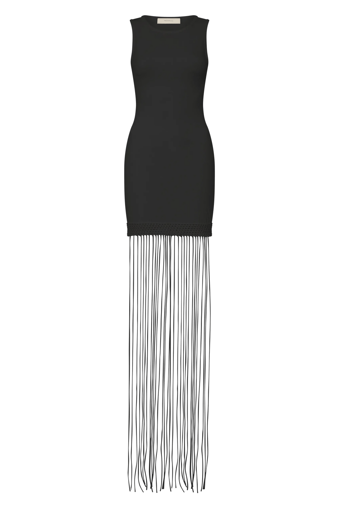 Maceio Fringed Dress - Black