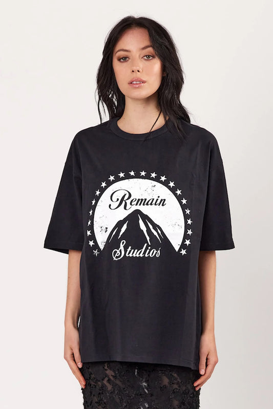 Remain Studios Tee - Aged Black