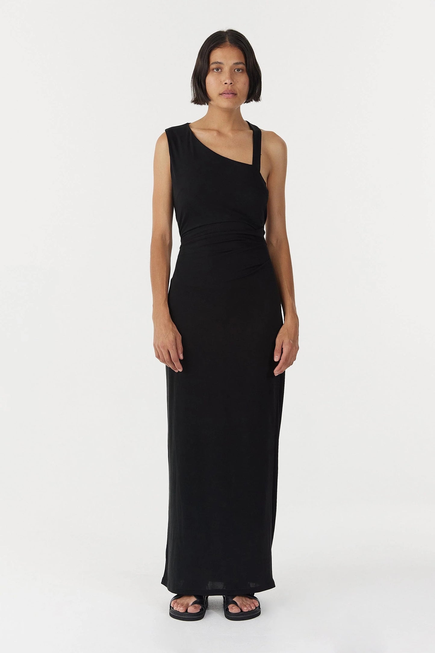 Stirling Twist Asymmetric Maxi Dress