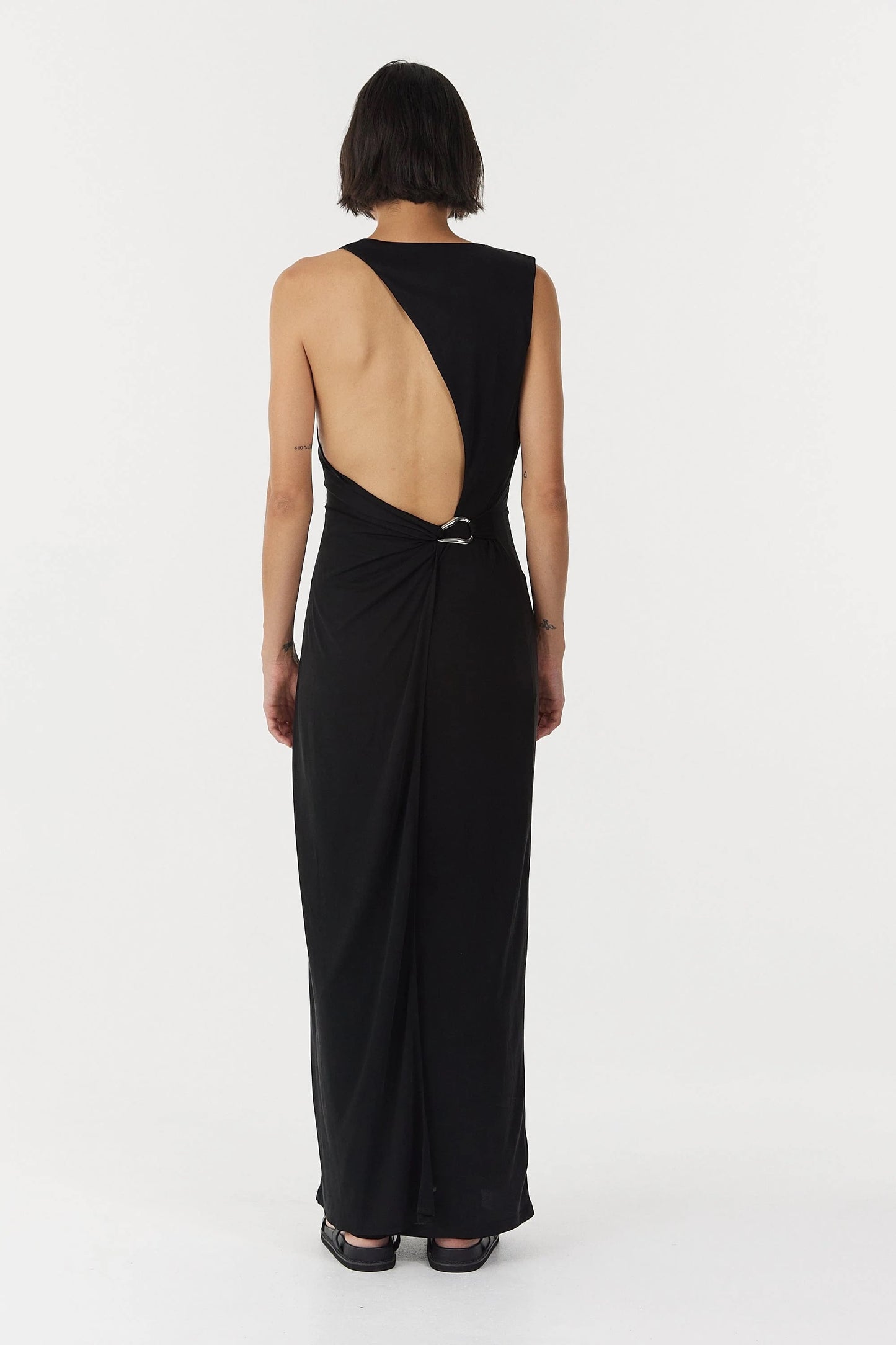 Stirling Twist Asymmetric Maxi Dress