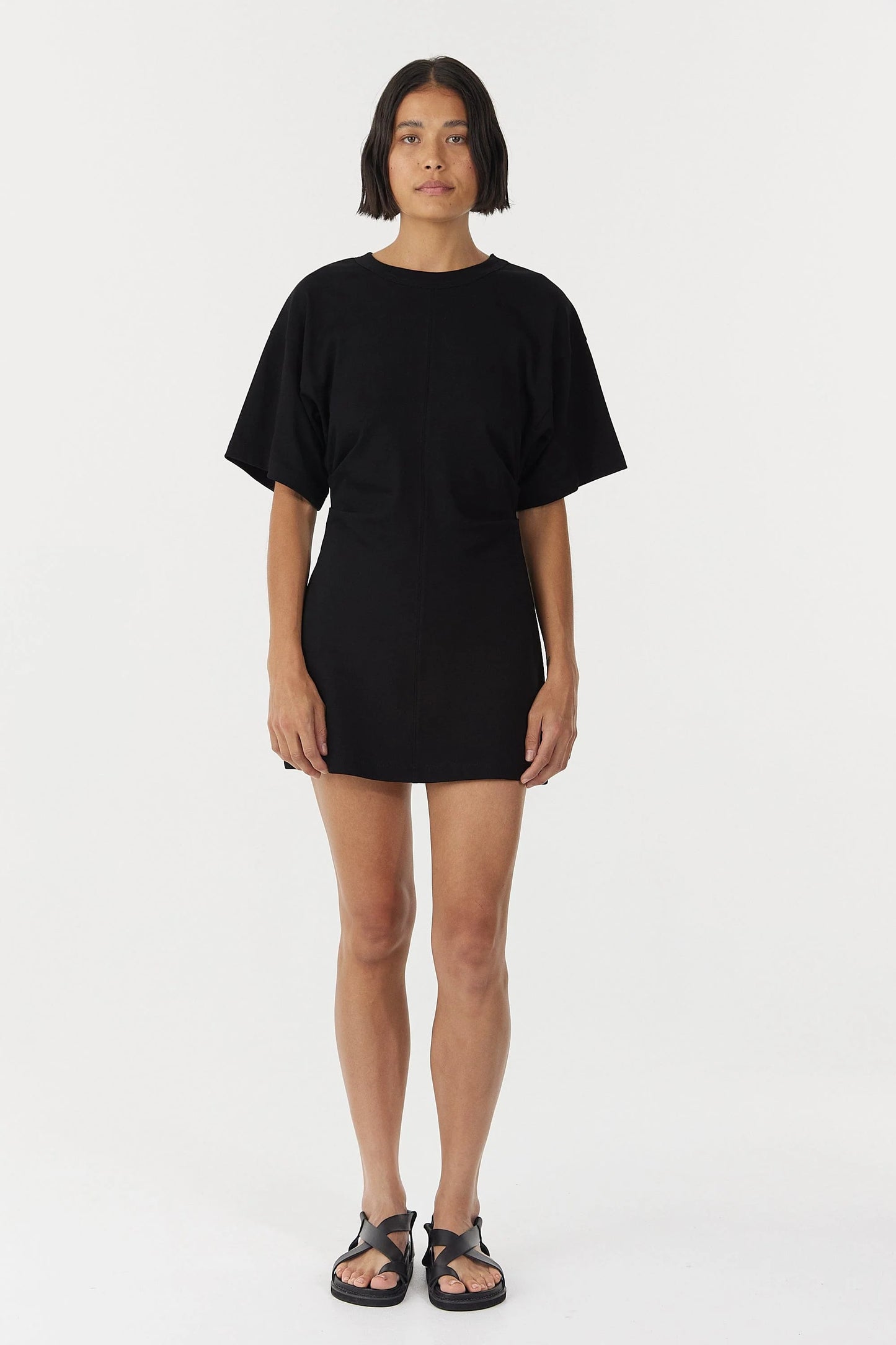 Momentum Tee Mini Dress - Black