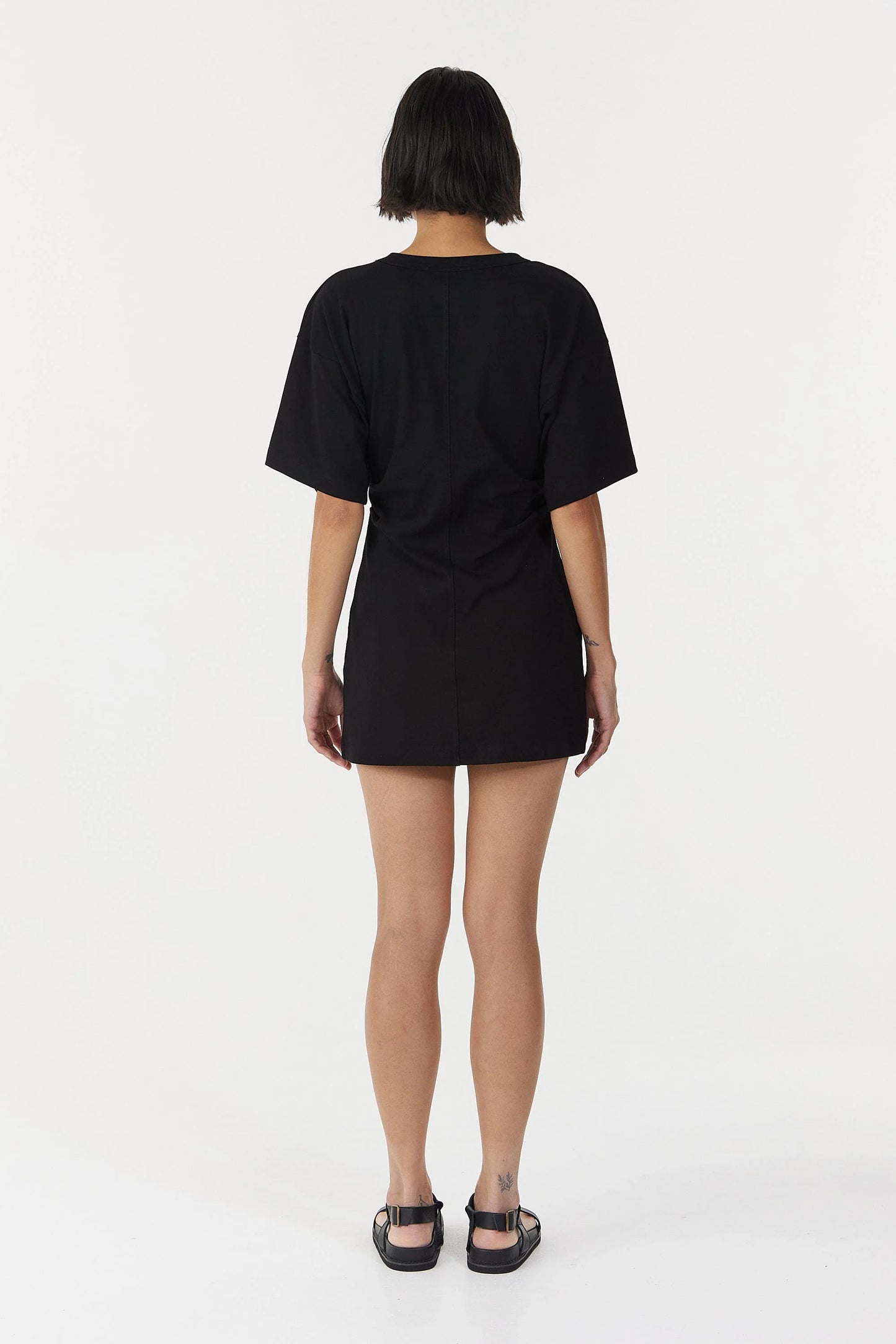 Momentum Tee Mini Dress - Black