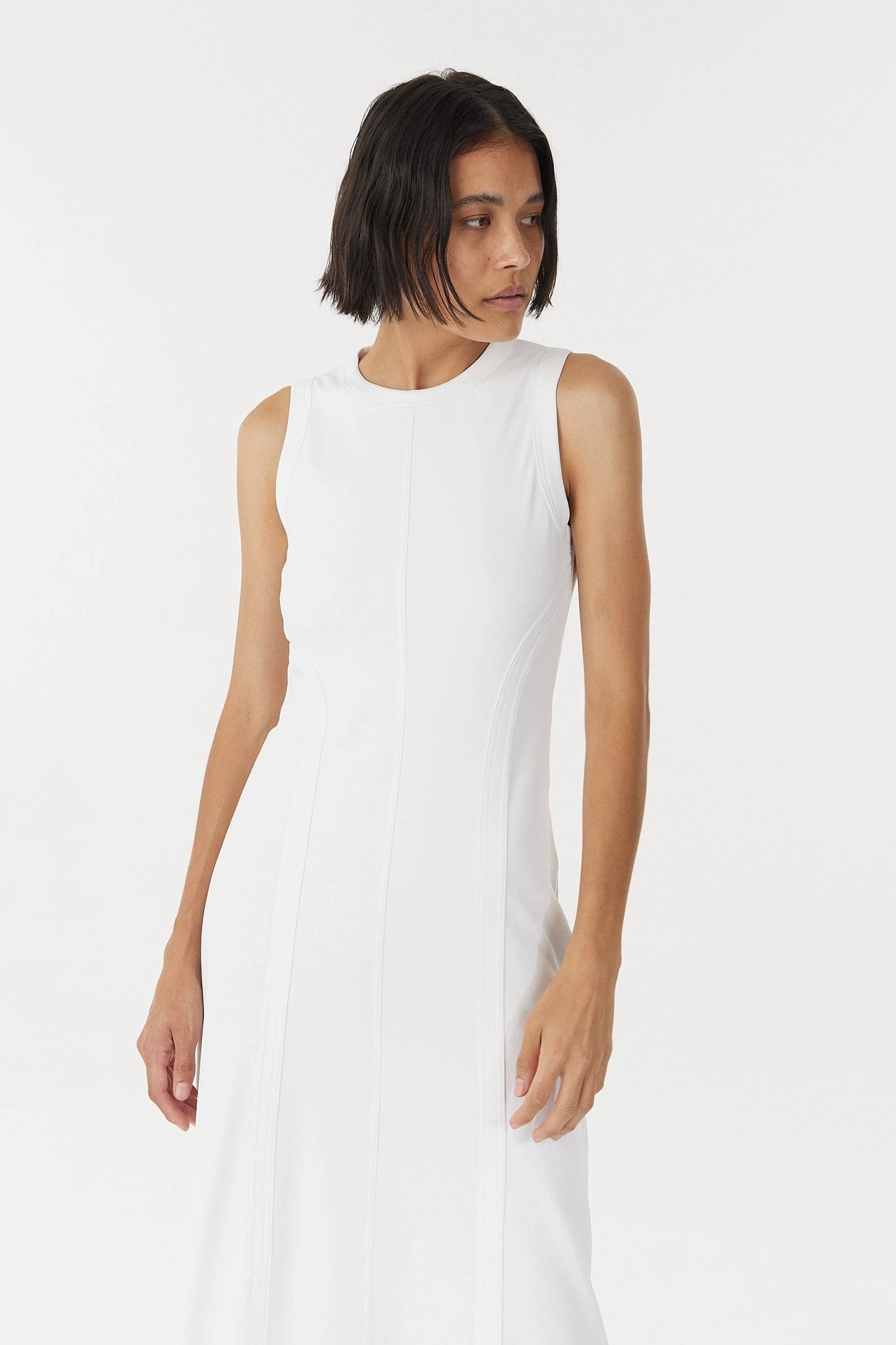 Momentum Open Back Maxi Dress - White