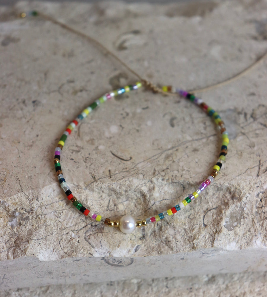 Harmony Bracelet - Rainbow Pearl