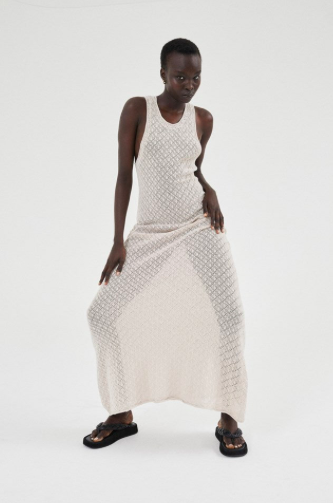 Cecil Crochet Midi Dress
