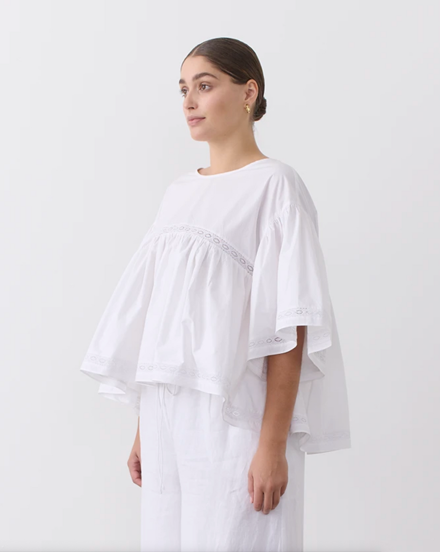 Willow Cotton Smock Top