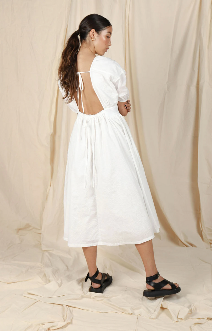 Maggie Dress White