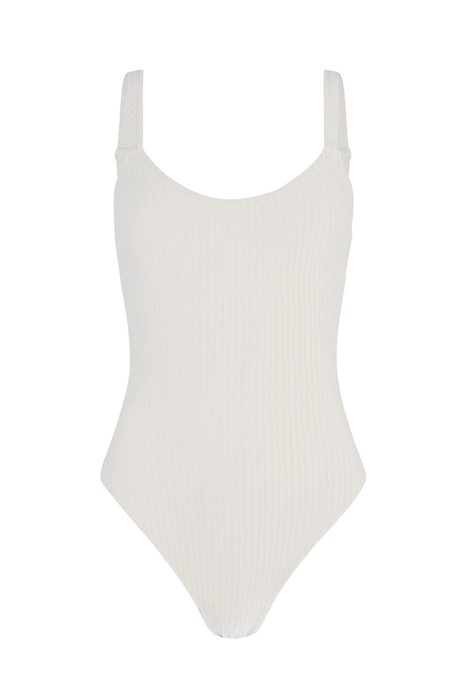 Ivory Cord Towelling One Piece